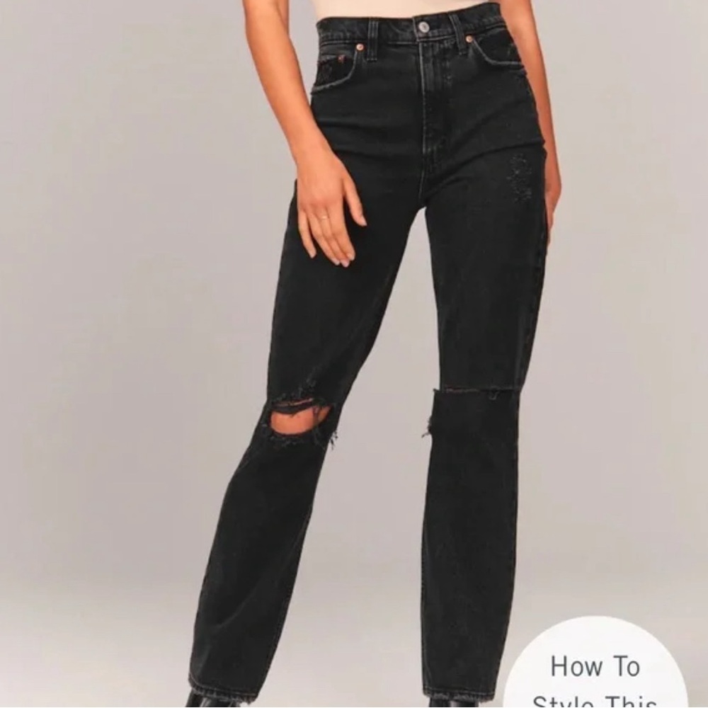 Abercrombie & Fitch 90s Straight Ultra High Rise Jeans